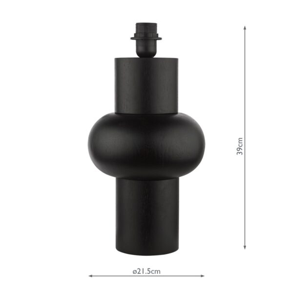 Arran Table Lamp Black Base Only - Image 10