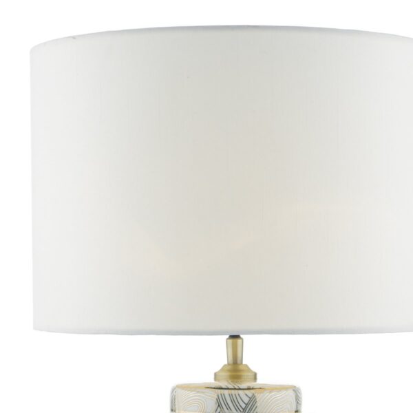 Ayesha Table Lamp White & Gold Base Only - Image 3