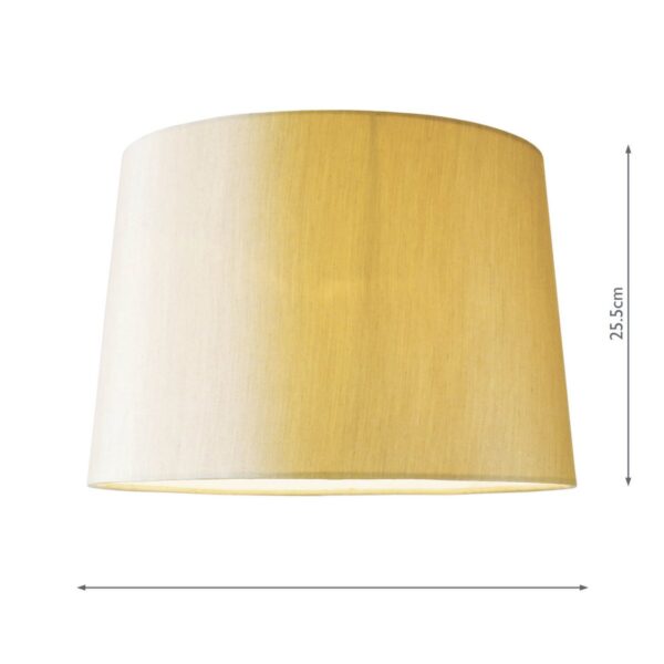 Balthazar Gold Faux Silk Tapered Drum 38cm - Image 6