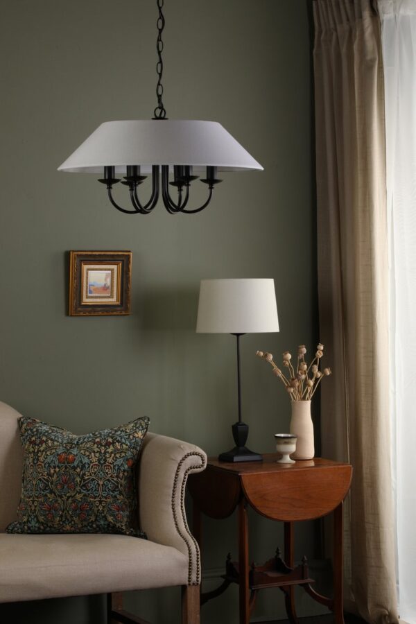 Bessa Table Lamp Satin Black Base Only - Image 8
