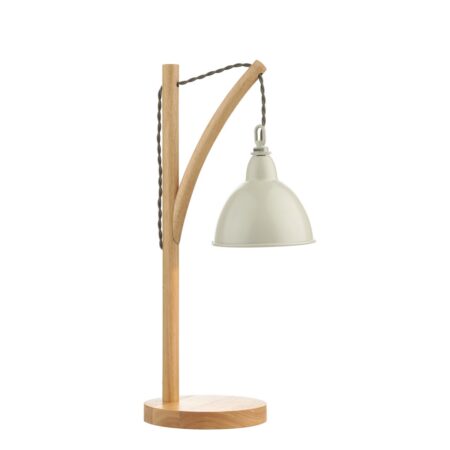 Blyton Table Lamp Wood Cream