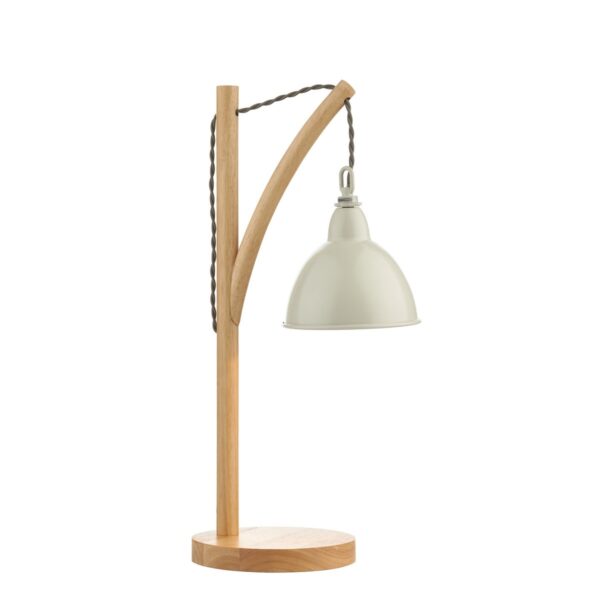Blyton Table Lamp Wood Cream