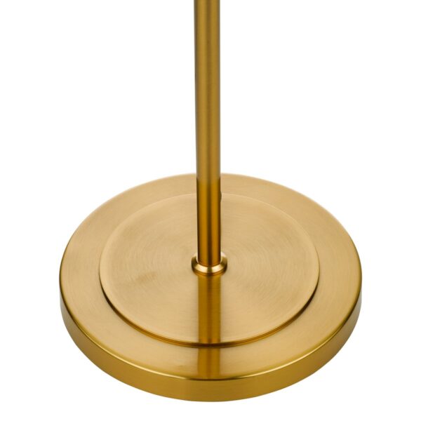 Bombazine 2 Light Table Lamp Natural Brass Opal Glass - Image 4