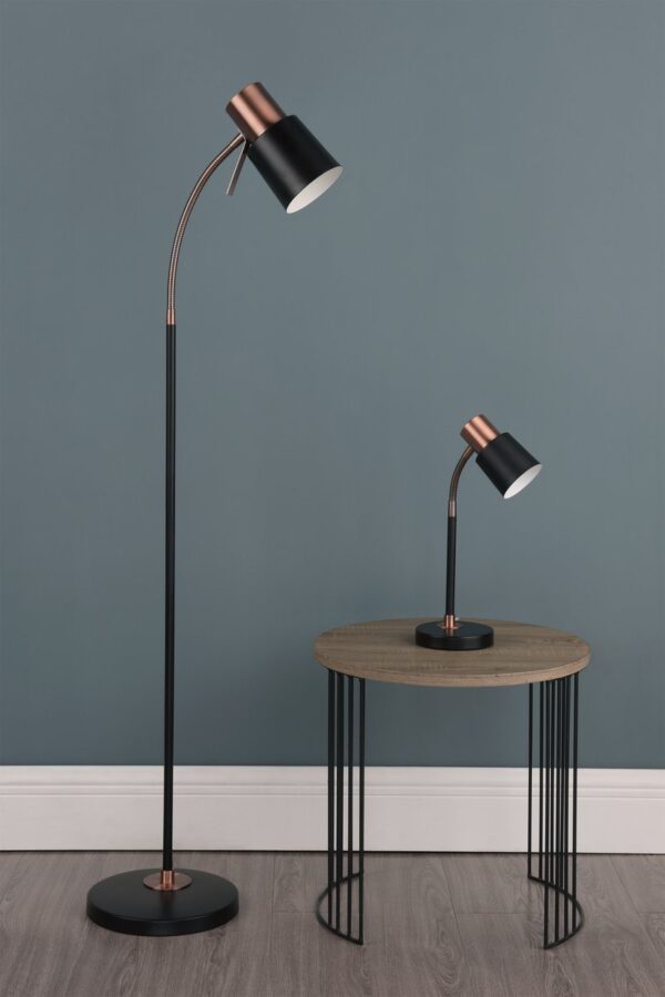 Bond Task Floor Lamp Black Copper - Image 8
