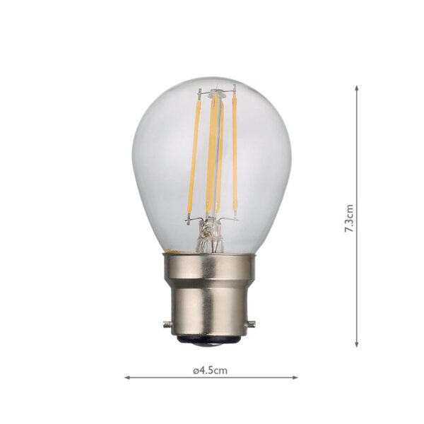 (Pack of 5) LED Golf Ball Light Bulb (Lamp) B22 4W 400LM - Image 5