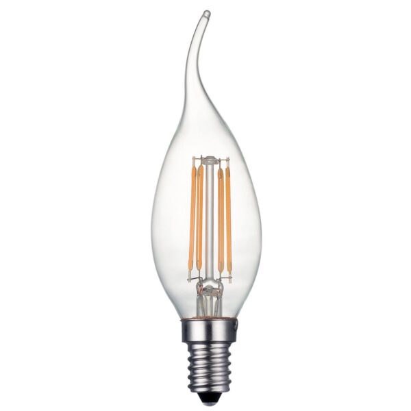 (Pack of 5) LED Candle Light Bulb (Lamp) SES/E14 4W 400LM - Image 3