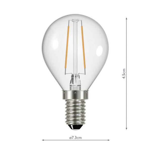 (Pack of 5) LED Golf Ball Light Bulb (Lamp) SES/E14 4W 400LM - Image 4
