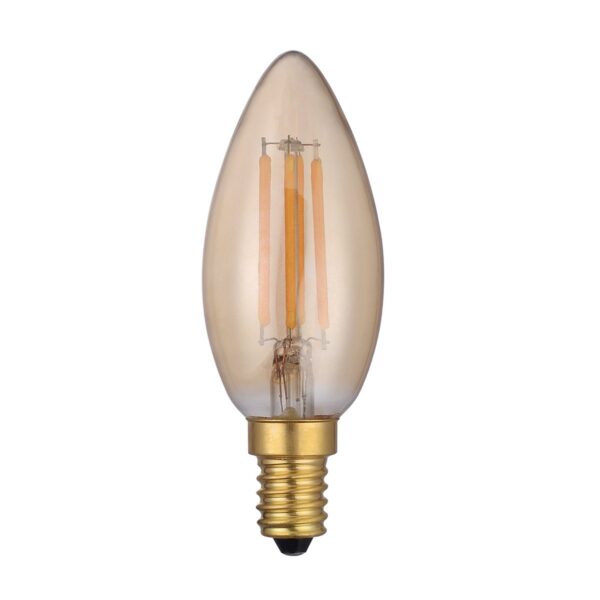 (Pack of 5) LED Candle Light Bulb (Lamp) SES/E14 4W 250LM - Image 3