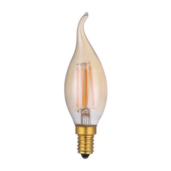 (Pack of 5) LED Candle Light Bulb (Lamp) SES/E14 4W 250LM - Image 3
