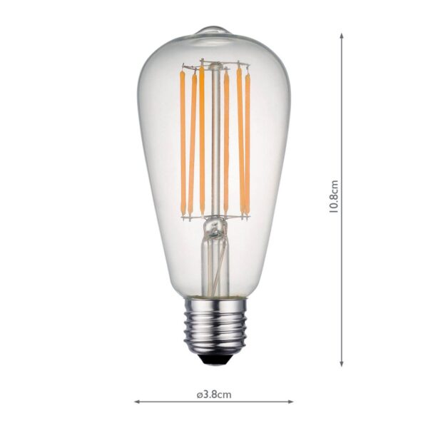 (Pack of 5) LED Rustika Light Bulb (Lamp) ES/E27 7W 750LM - Image 5