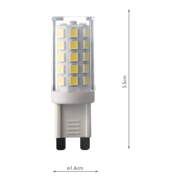 (Pack of 10) LED G9 Light Bulb (Lamp) 3.5W 400LM 5000K - Image 6