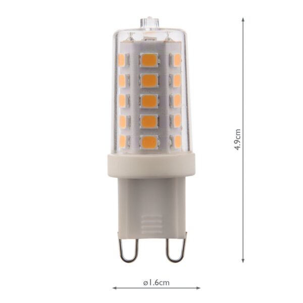 (Pack of 10) LED G9 Light Bulb (Lamp) 3.5W 320LM - Image 5