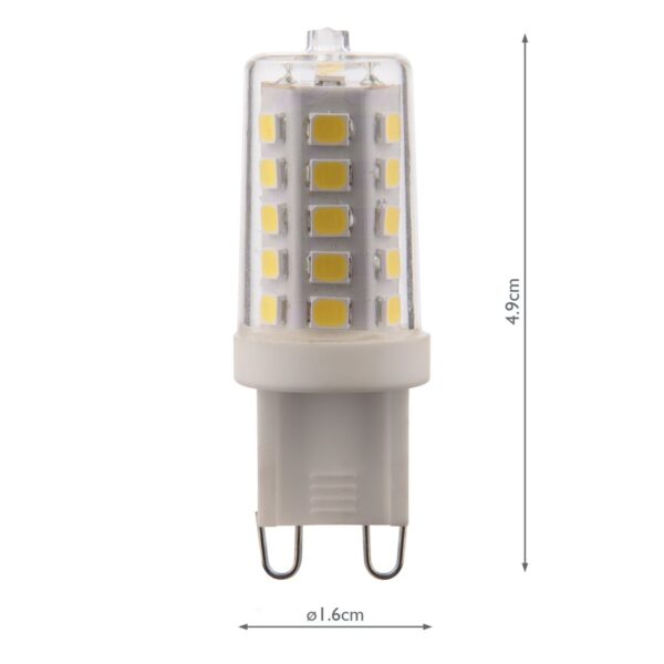 (Pack of 10) LED G9 Light Bulb (Lamp) 3.5W 350LM 4000K - Image 5