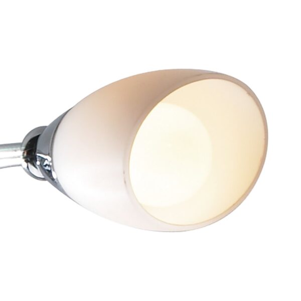 Bureau 6 Light Semi Flush Polished Chrome - Image 3