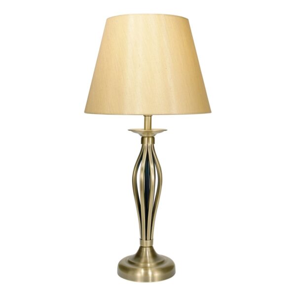 Bybliss Table Lamp Antique Brass With Shade (Multipack)