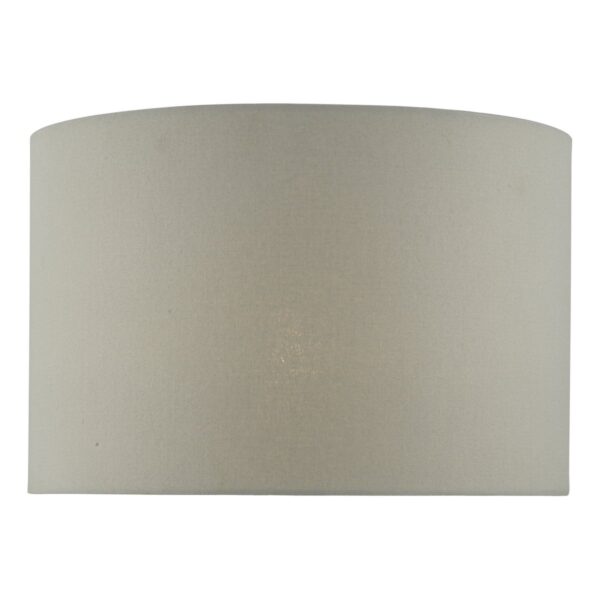 Cassandra Grey Cotton Drum Shade 40cm