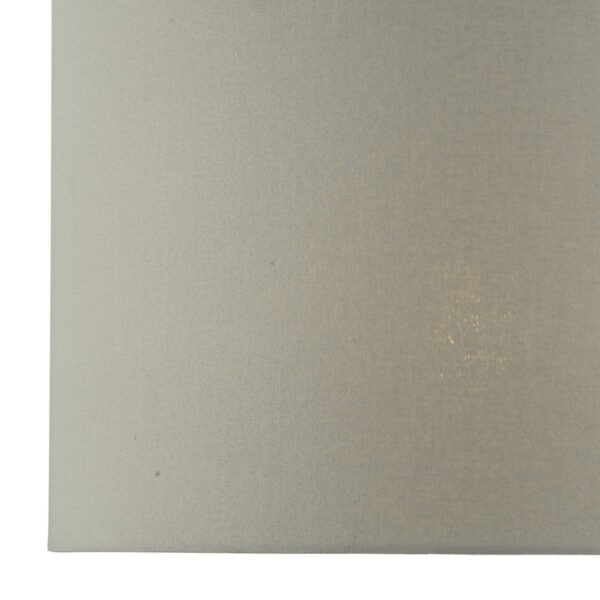 Cassandra Grey Cotton Drum Shade 40cm - Image 2