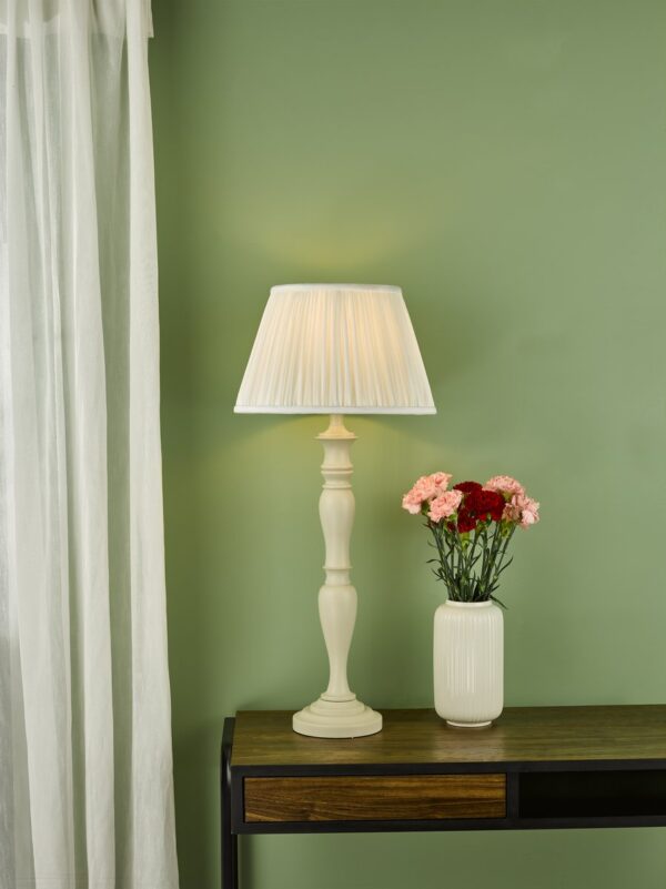 Caycee Table Lamp Cream With Shade - Image 5