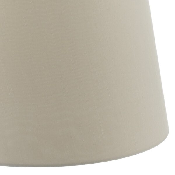 Cezanne Ecru Faux Silk Tapered Drum Shade 35cm - Image 3
