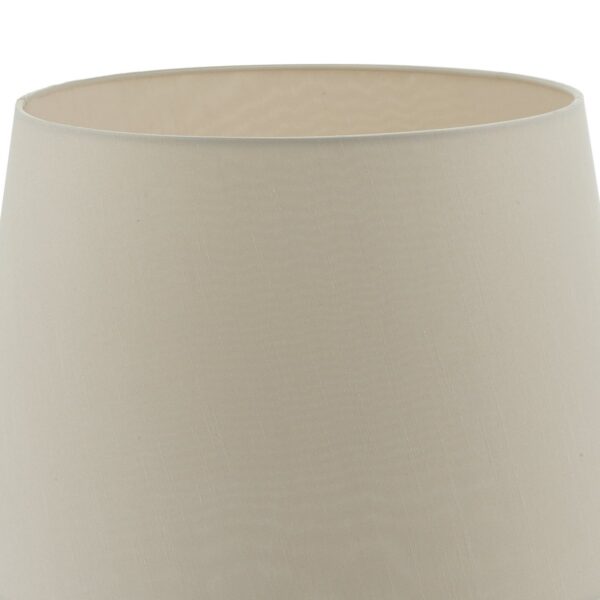 Cezanne Ecru Faux Silk Tapered Drum Shade 35cm - Image 4