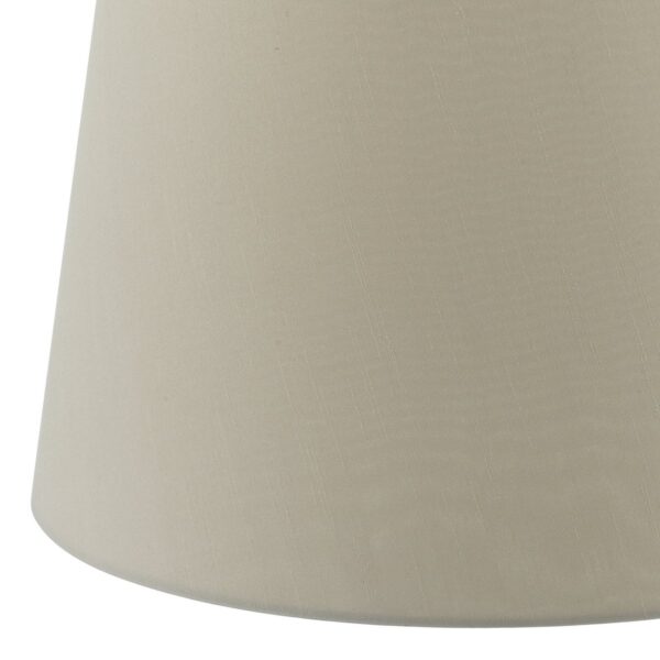 Cezanne Ecru Faux Silk Tapered Drum Shade 40cm - Image 2