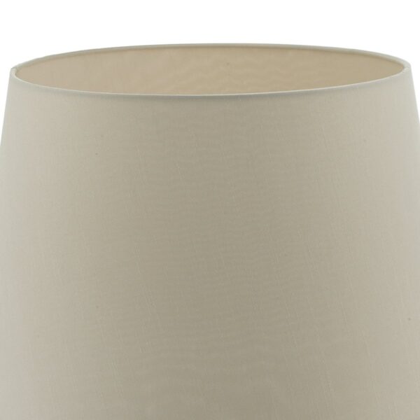 Cezanne Ecru Faux Silk Tapered Drum Shade 40cm - Image 4