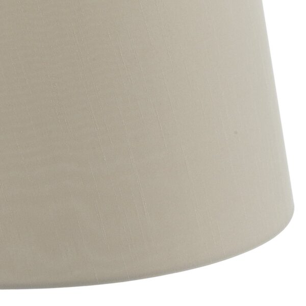 Cezanne Ecru Faux Silk Tapered Drum Shade 45cm - Image 3