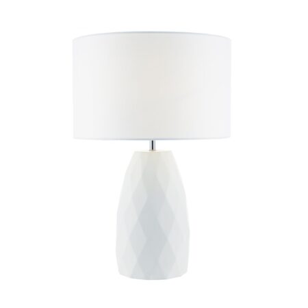 Ciara Table Lamp White With Shade