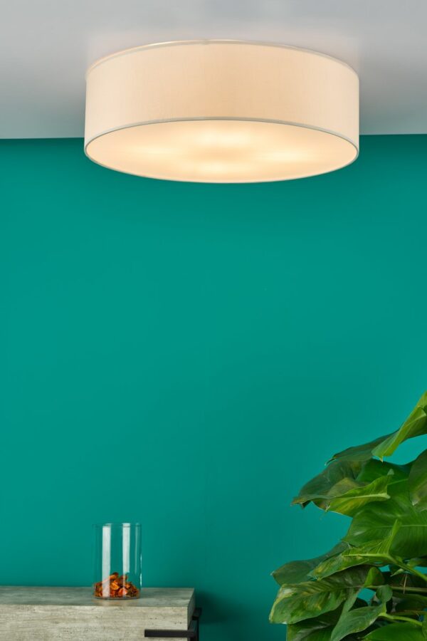 Cierro 4 Light Flush Taupe With Diffuser 60cm - Image 5