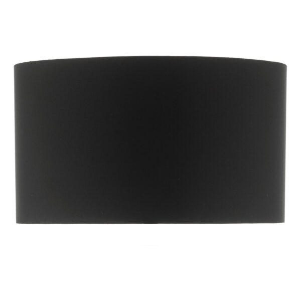 Coco Black Cotton Drum Shade 42cm
