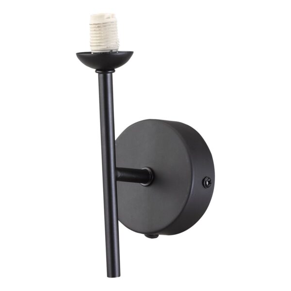 Cohen 1 Light Wall Light Matt Black Frame Only - Image 2