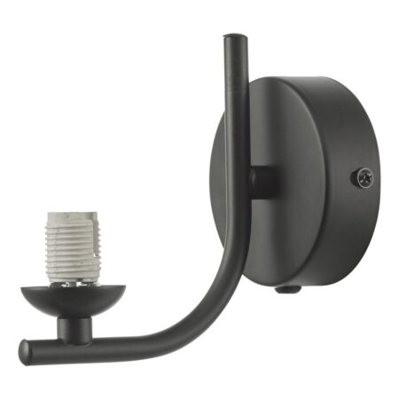Cradle 1 Light Wall Light Matt Black Frame Only
