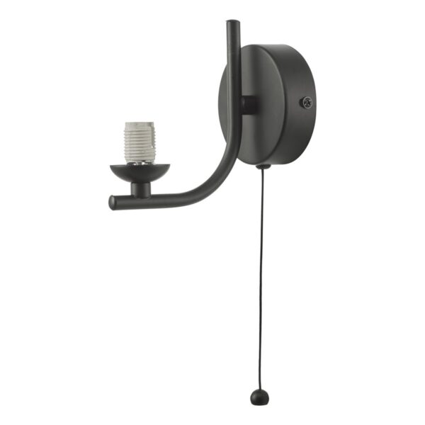 Cradle 1 Light Wall Light Matt Black Frame Only - Image 2