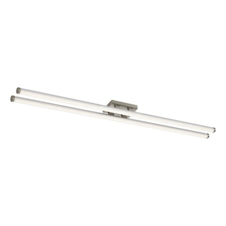 Cuisine 2 Light Bar Flush Brushed Chrome LED