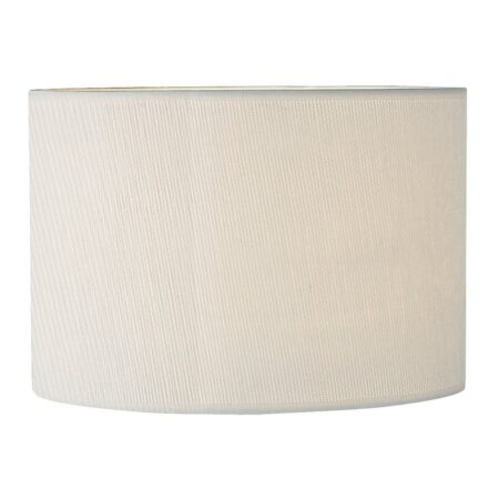 Delta Ivory Cotton Drum Shade 26cm