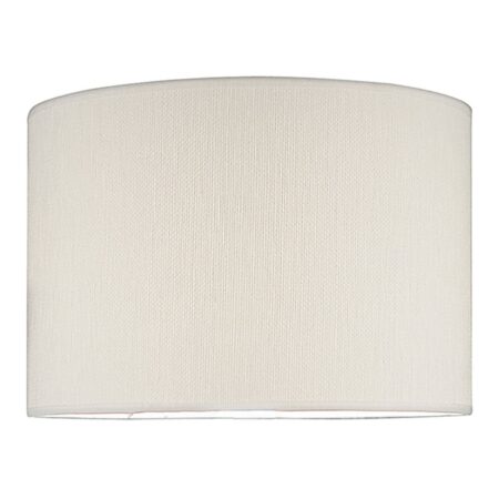 Delta Ivory Cotton Drum Shade 38cm
