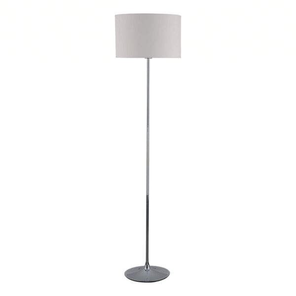 Delta Floor Lamp Polished Chrome With Shade - Image 2