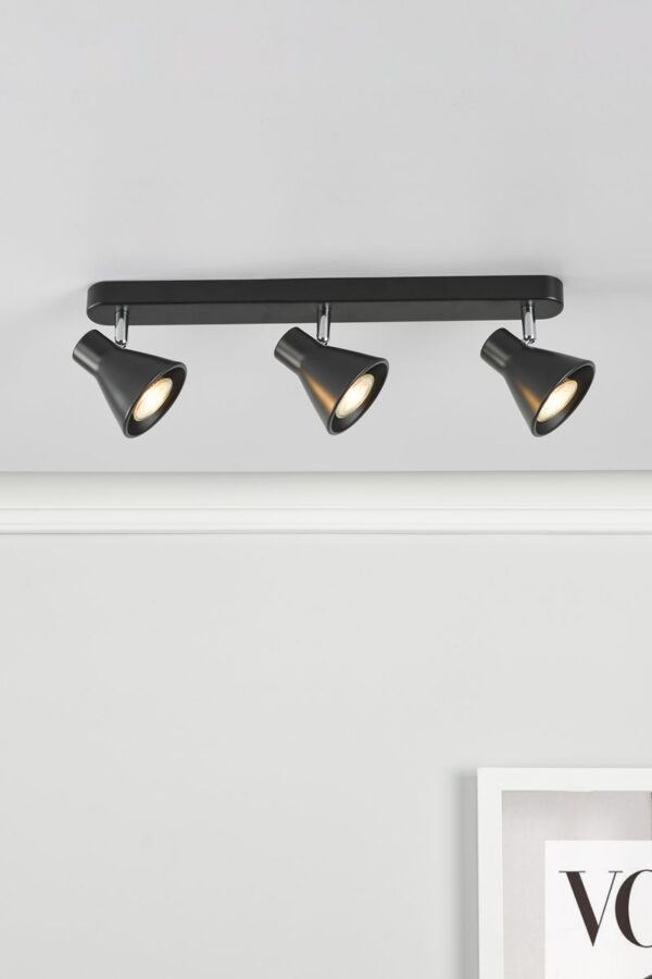 Diza 3 Light Bar Spotlight Matt Black - Image 6