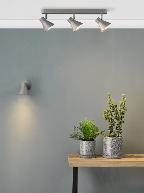 Diza 3 Light Bar Spotlight Matt Grey - Image 7