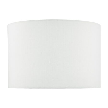 Dolce White Cotton Drum Shade 30cm
