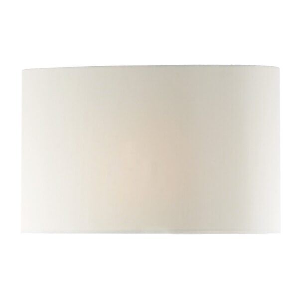 Donovan Cream Faux Silk Oval Shade 47.5cm
