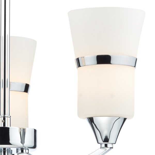 Dublin 3 Light Semi Flush Polished Chrome Led - Image 3