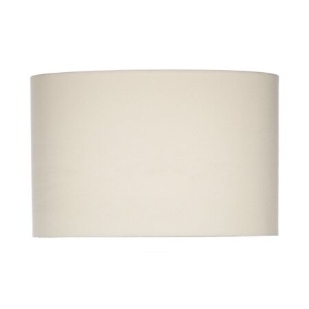 Dunlop Cream Linen Drum Shade 42cm