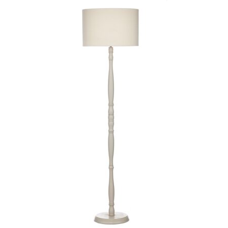 Dunlop Floor Lamp Cream With Shade