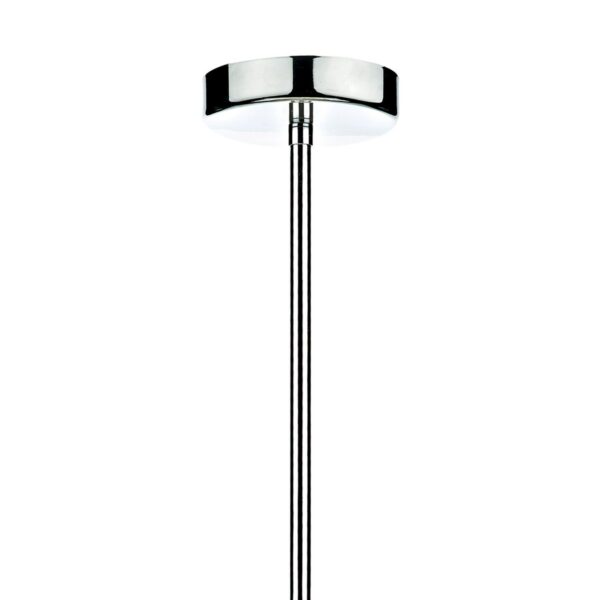 Dynamo 3 Light Bar Pendant Cream and Polished Chrome - Image 2
