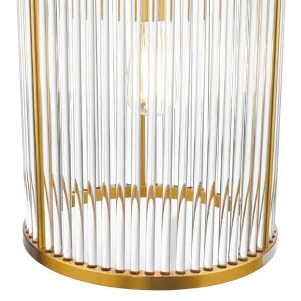 Eleanor 15 Light Chandelier Natural Brass Glass - Image 6