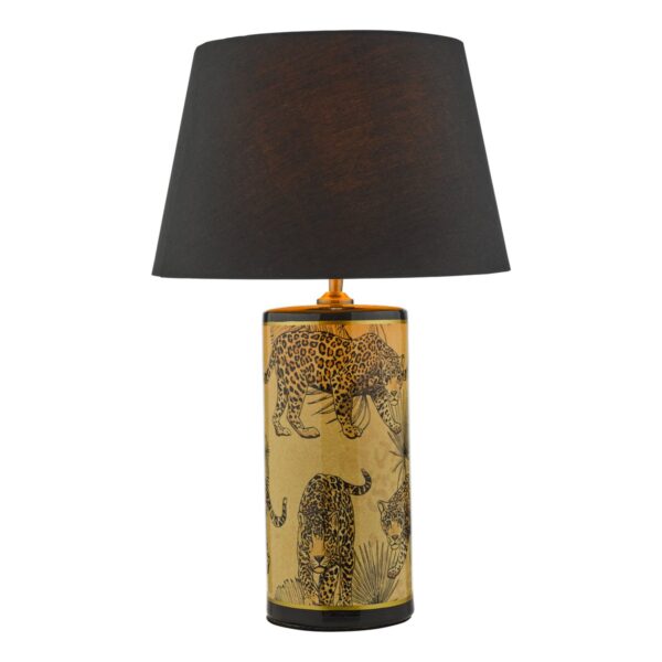 Eliza Table Lamp Leopard Motif In Gold Base Only - Image 2