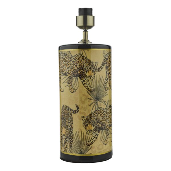 Eliza Table Lamp Leopard Motif In Gold Base Only - Image 3