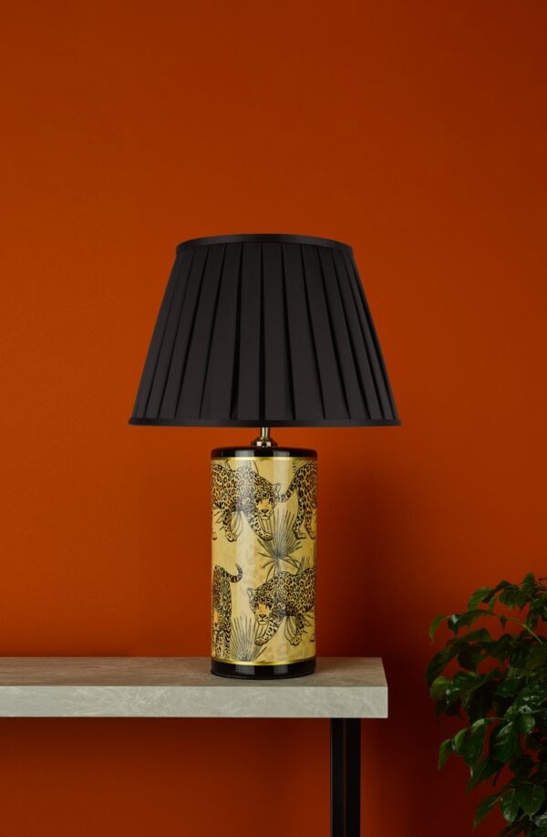 Eliza Table Lamp Leopard Motif In Gold Base Only - Image 6