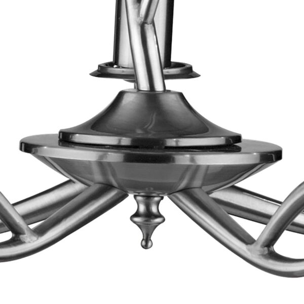 Elka 5 Light Pendant Satin Chrome - Image 2